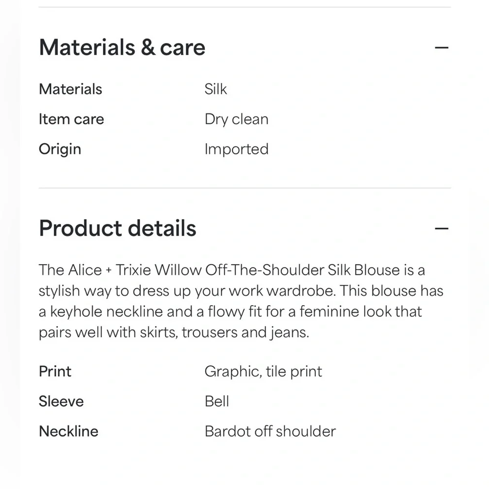 NWOT ❤️SALE❤️ 100% Silk Alice & Trixie/Stitch Fix Top. GORGEOUS COLORS! - Picture 5 of 15
